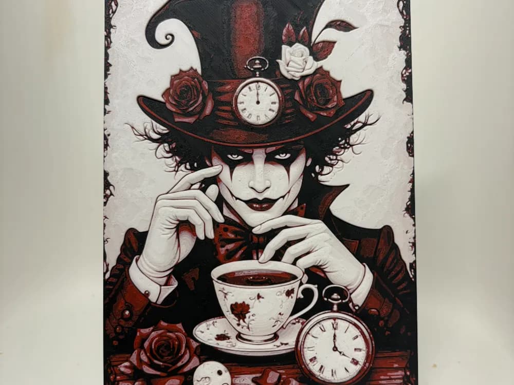 Mad Hatter Hueforge by Morganja HueForge model: Mad Hatter Hueforge by Morganja