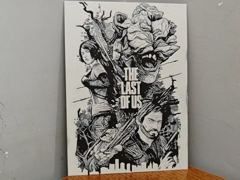 Hueforge The last of us by Litolunar HueForge model: Hueforge The last of us by Litolunar