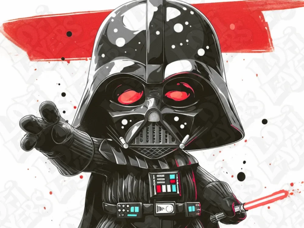 Chibi Darth Vader Hueforge by LoFi Layers HueForge model: Chibi Darth Vader Hueforge by LoFi Layers