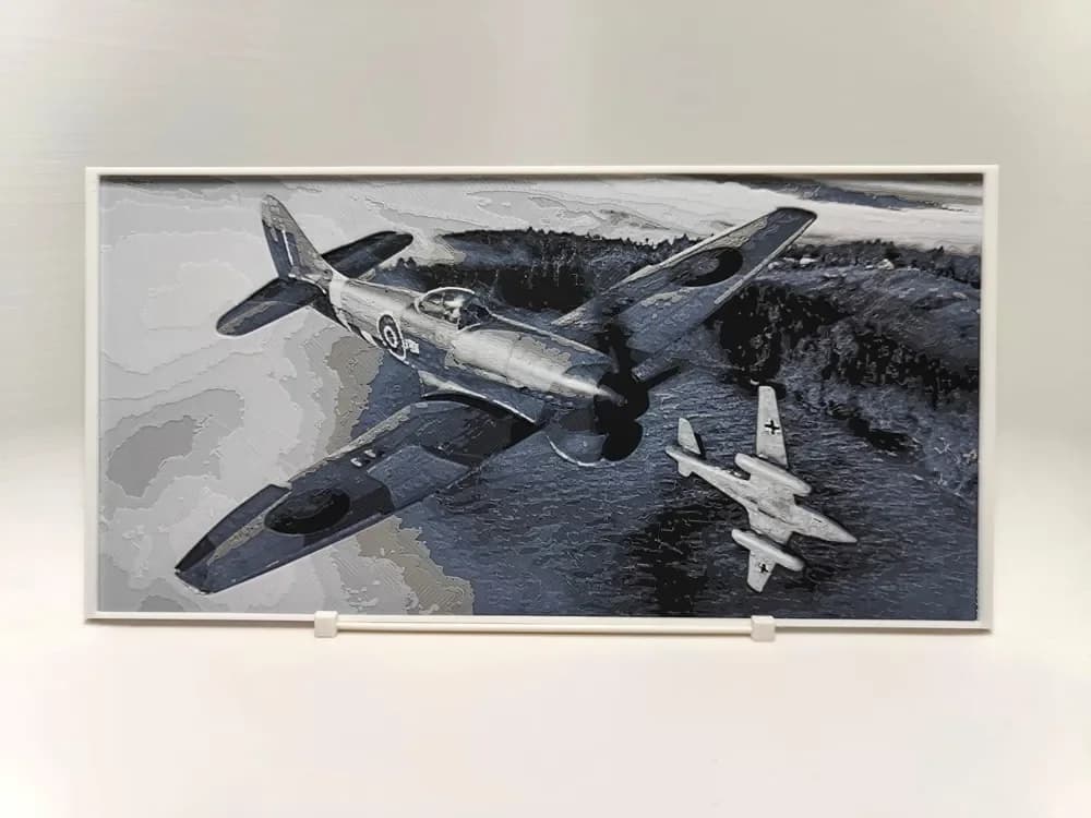 Hawker Tempest Mk.V - Hueforge by BeaN HueForge model: Hawker Tempest Mk.V - Hueforge by BeaN