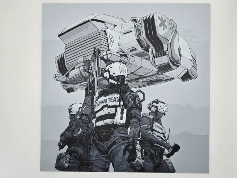 Trauma Team Cyberpunk by Kactus Fpv HueForge model: Trauma Team Cyberpunk by Kactus Fpv