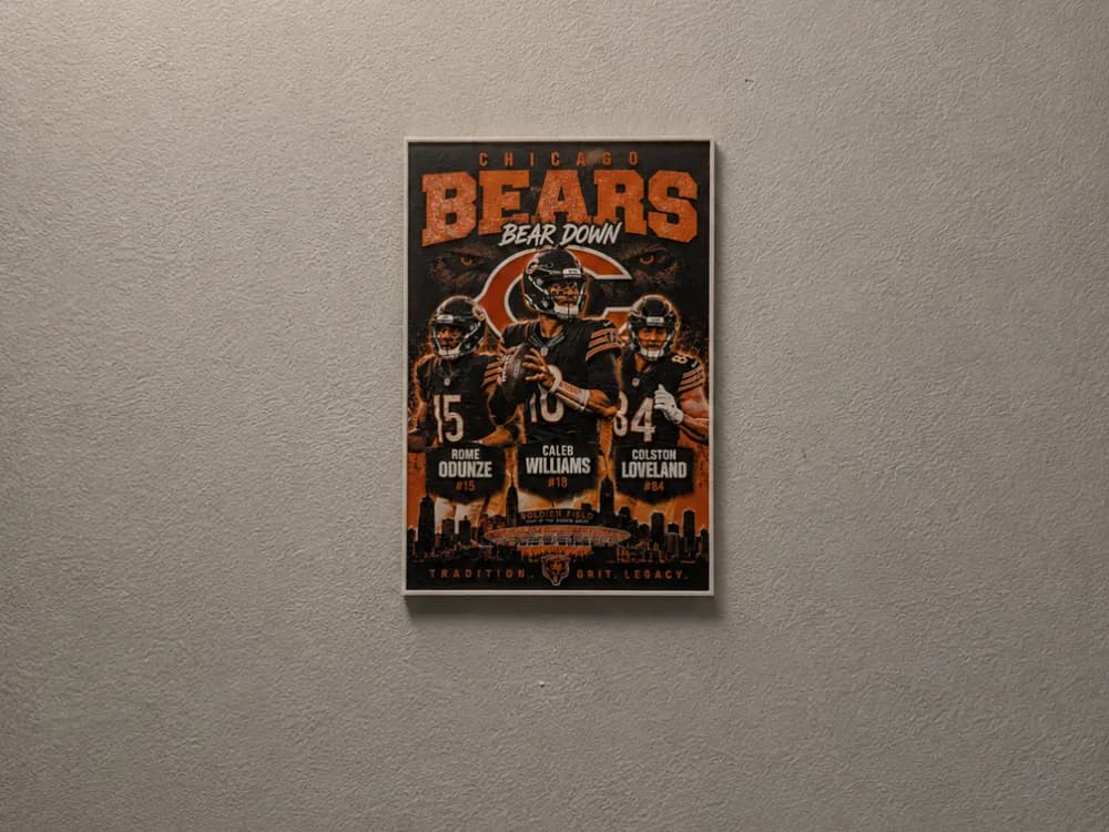 Chicago Bears HueForge by liv_3d HueForge model: Chicago Bears HueForge by liv_3d