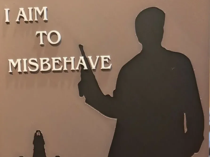 I aim to misbehave - Mal Reynolds - Firefly by IslandLooter HueForge model: I aim to misbehave - Mal Reynolds - Firefly by IslandLooter