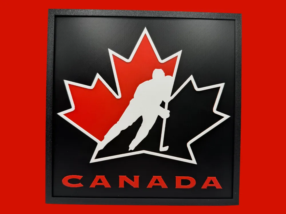 HueForge model: Team Canada by Canadian Gamer