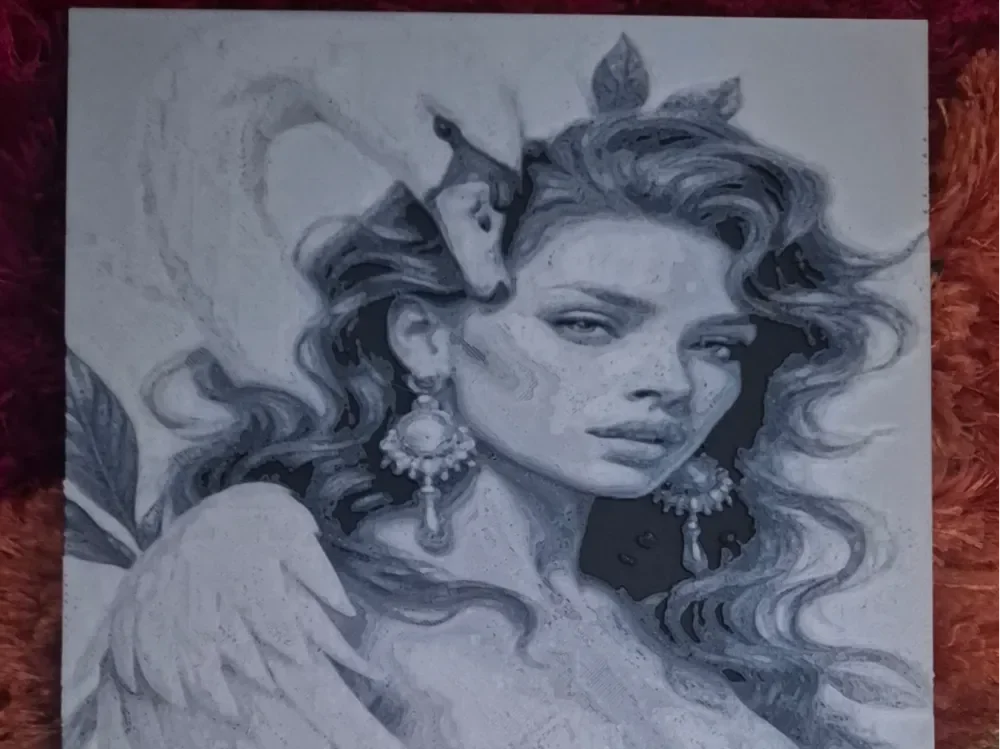 Sexy Angel with a Swan Sexy Angel with a Swan