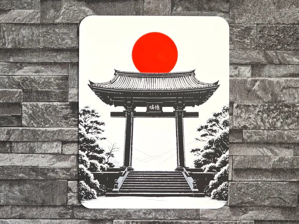 Hueforge Japan by StefBull85 HueForge model: Hueforge Japan by StefBull85