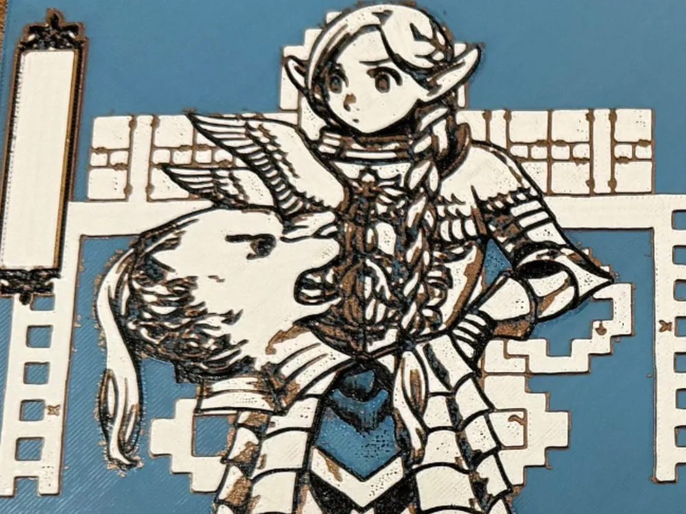 Delicious in Dungeon - Marcille Armor by Pretty Okay Prints HueForge model: Delicious in Dungeon - Marcille Armor by Pretty Okay Prints