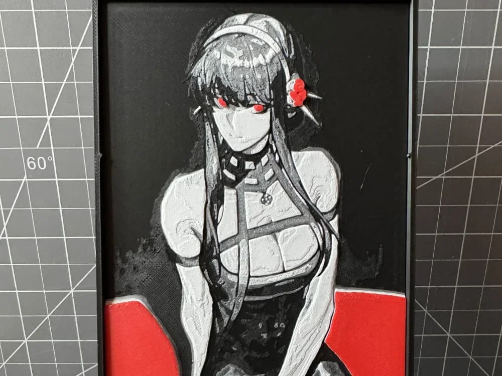 HueForge model: HueForge of Yor Forger From SPY x FAMILY by SBC Creations