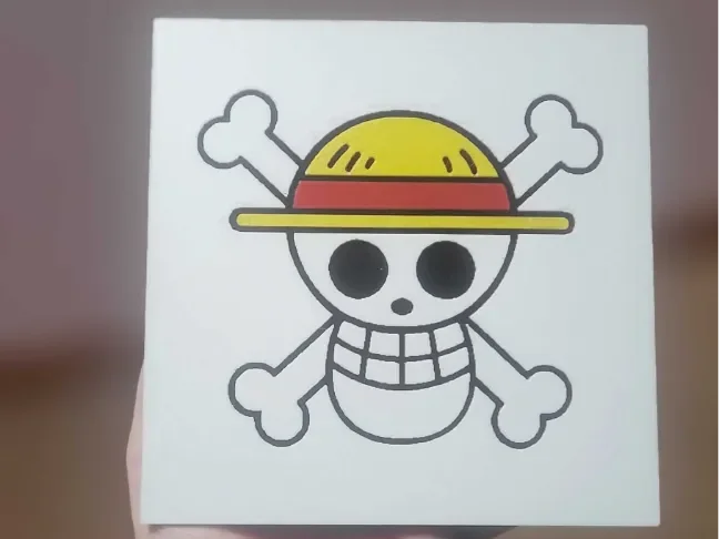 Luffy's Crew Emblem by Poly3D HueForge model: Luffy's Crew Emblem by Poly3D