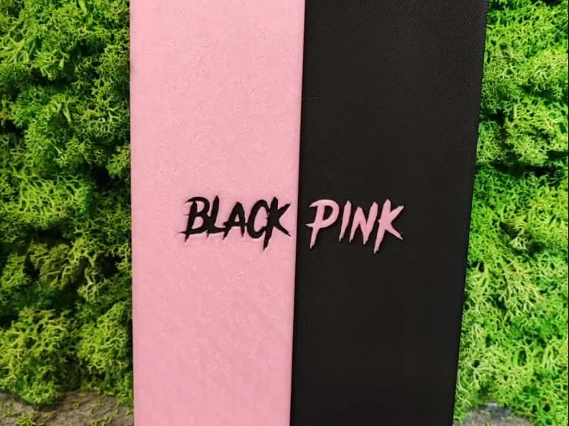 Black Pink by Garuda3D HueForge model: Black Pink by Garuda3D