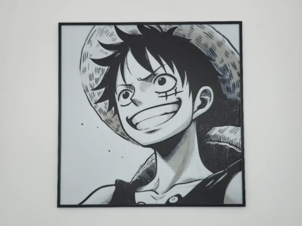 Luffy One Piece by Kactus Fpv HueForge model: Luffy One Piece by Kactus Fpv