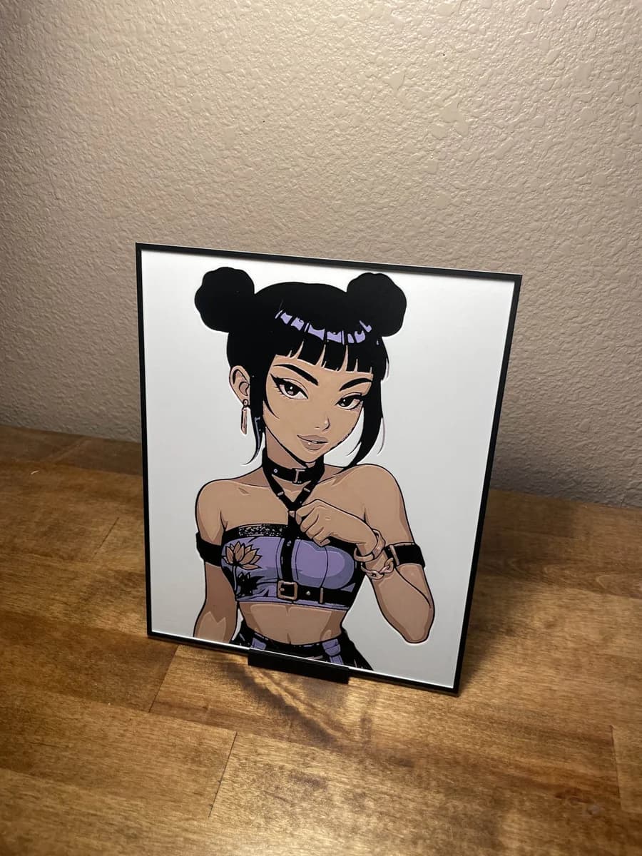 Zoey - KPDH by Cloudy Nostalgia HueForge model: Zoey - KPDH by Cloudy Nostalgia