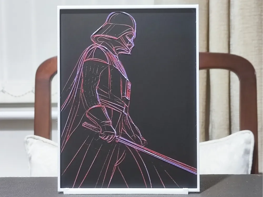 Darth Vader In Neon - HueForge 4 Color by BoDad HueForge model: Darth Vader In Neon - HueForge 4 Color by BoDad