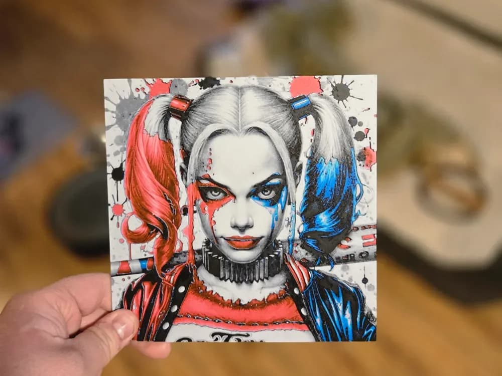 *UPDATED* Graffiti Harley Quinn Hueforge by 3Ree Printing HueForge model: *UPDATED* Graffiti Harley Quinn Hueforge by 3Ree Printing