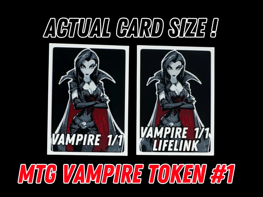Vampire Token #1 - Magic the Gathering Vampire Token #1 - Magic the Gathering