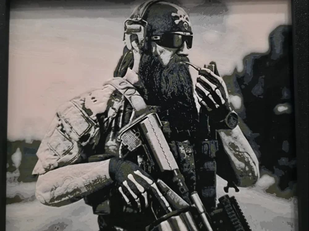 HueForge model: Big Pipe - Escape From Tarkov - Goons by Side Quest Hues