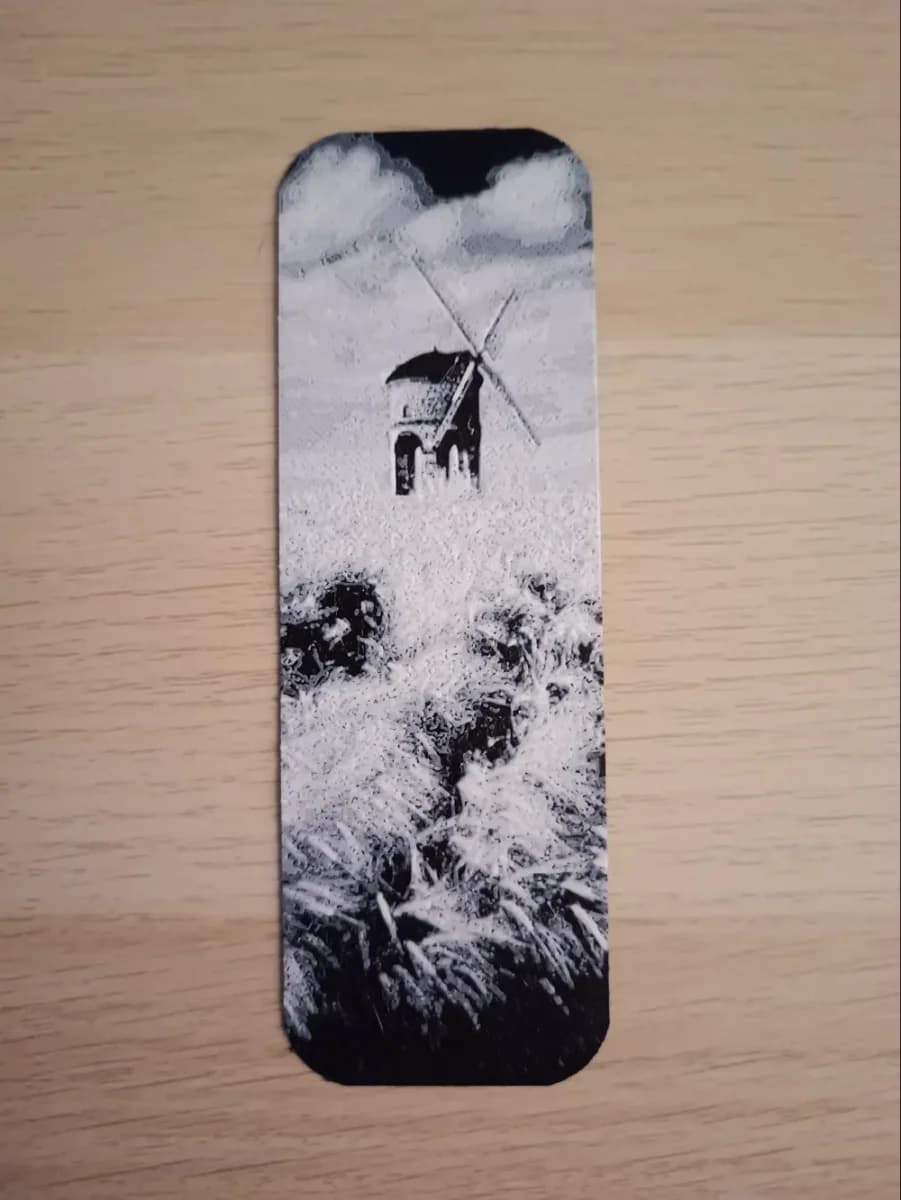 Windmill Bookmark by Atrus Design HueForge model: Windmill Bookmark by Atrus Design