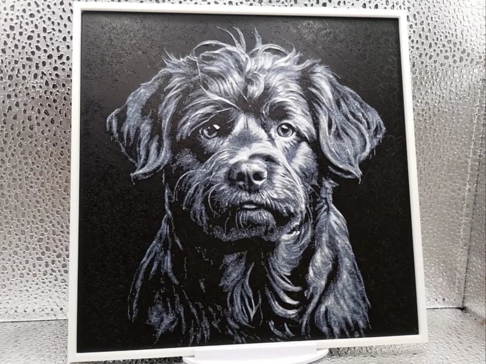 Bolonka hueforge by Borishotch Industries HueForge model: Bolonka hueforge by Borishotch Industries