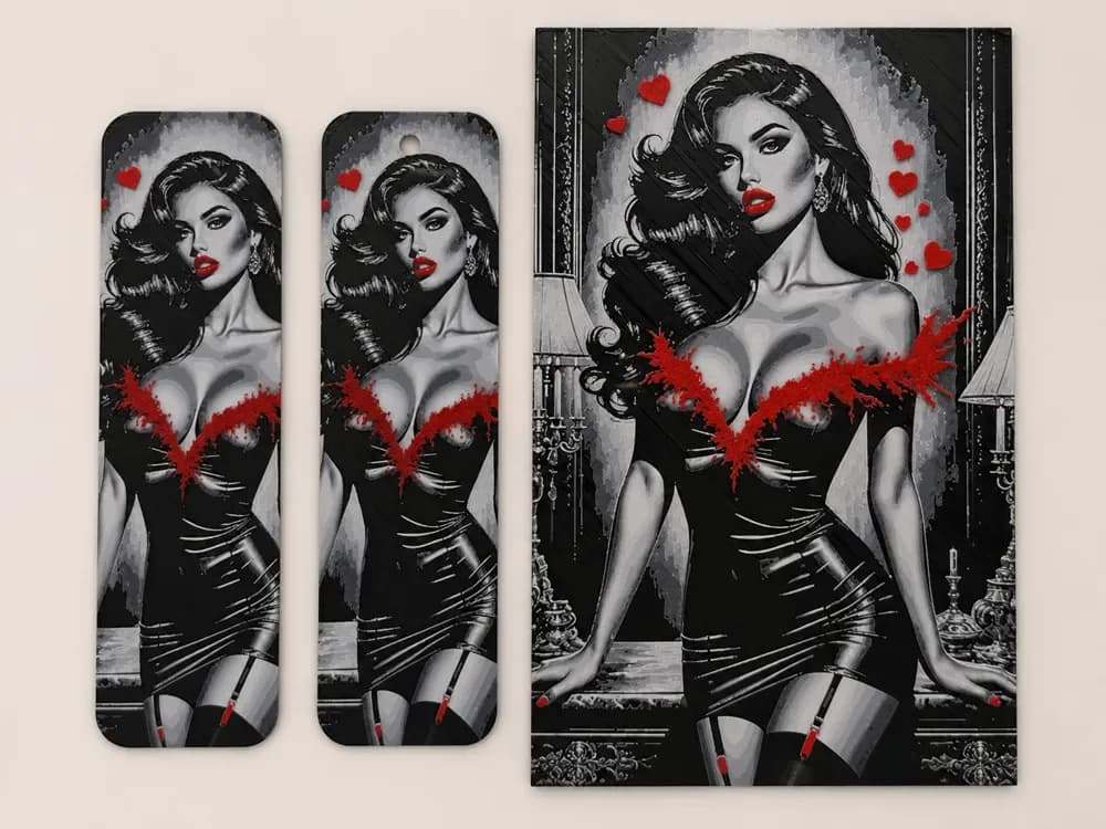 Blood Heart Noir Bookmark Set Blood Heart Noir Bookmark Set
