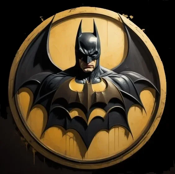 Hueforge batman (150x150) by Litolunar HueForge model: Hueforge batman (150x150) by Litolunar