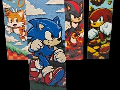 Sonic the Hedgehog 50mm x 150mm Bookmark Sonic the Hedgehog 50mm x 150mm Bookmark