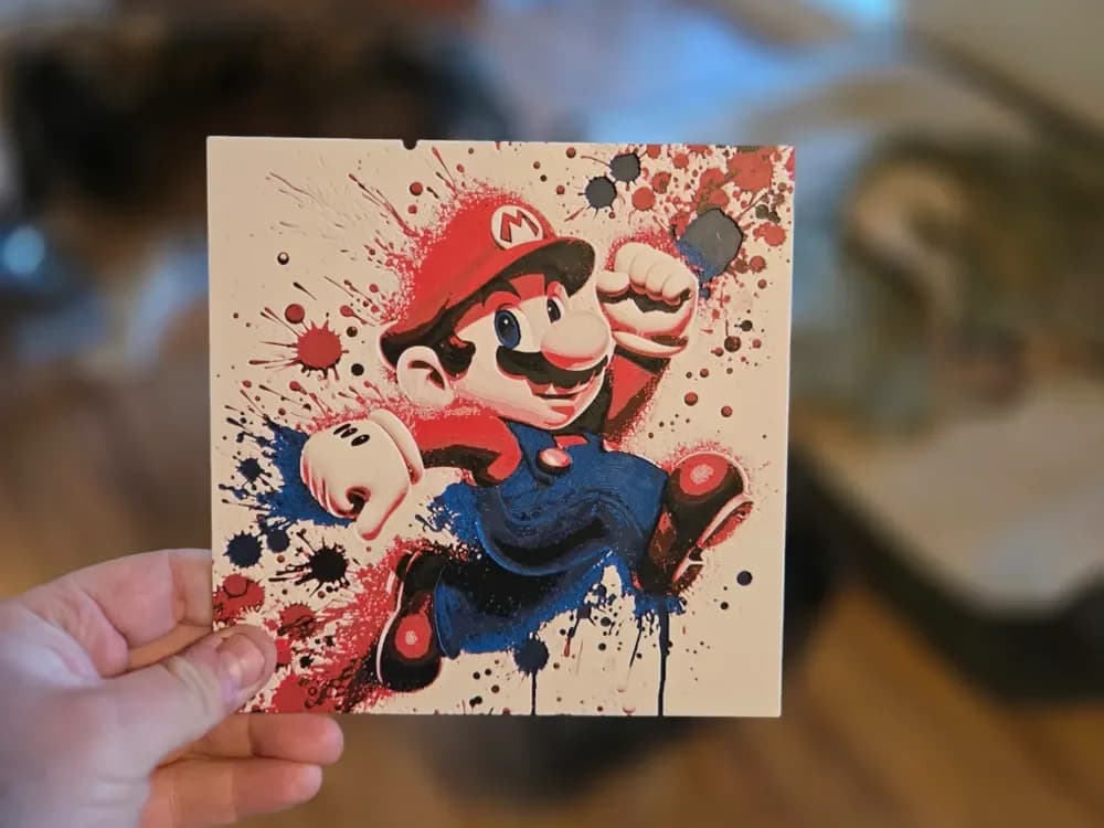 Graffiti Mario Hueforge Graffiti Mario Hueforge