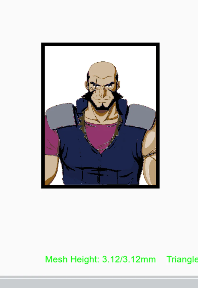 Jet Black Mini by Strata Prints HueForge model: Jet Black Mini by Strata Prints