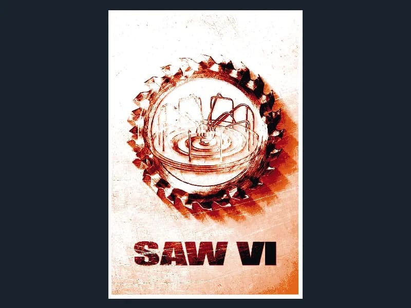 Saw VI (Movie Poster - HueForge) by HugheCraft HueForge model: Saw VI (Movie Poster - HueForge) by HugheCraft