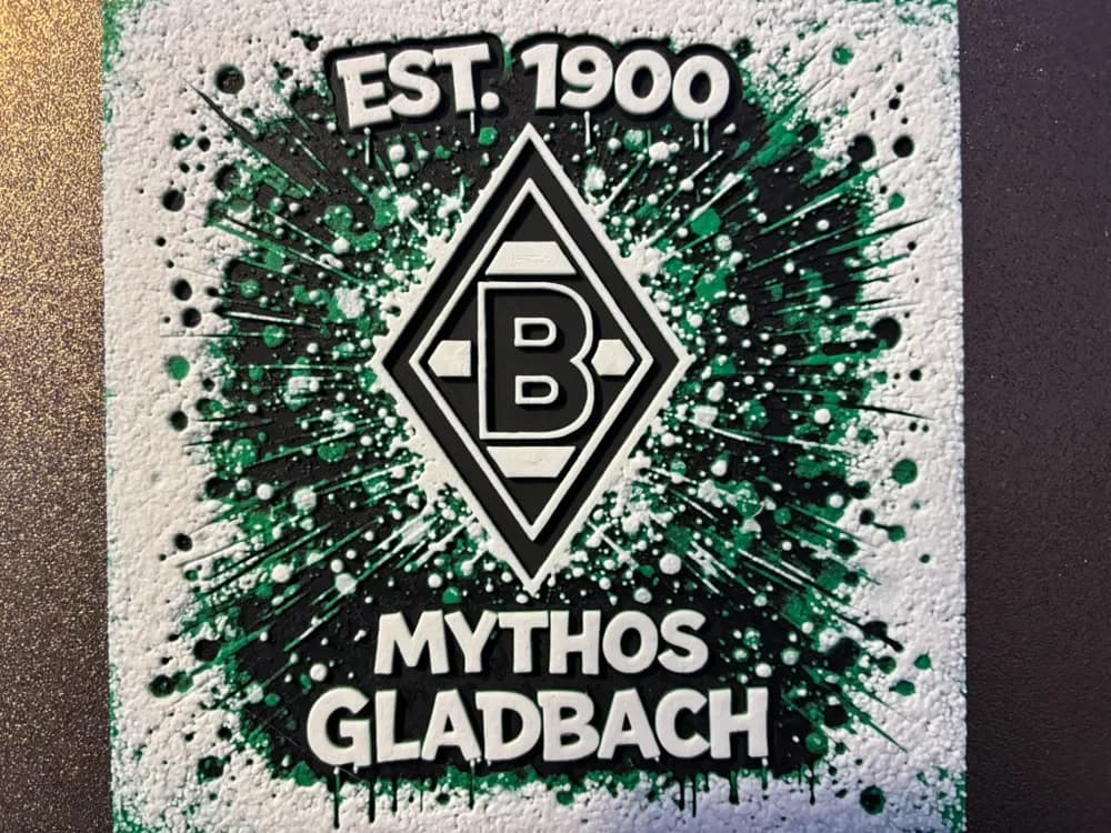 Borussia Mönchengladbach Graffiti Hueforge Borussia Mönchengladbach Graffiti Hueforge