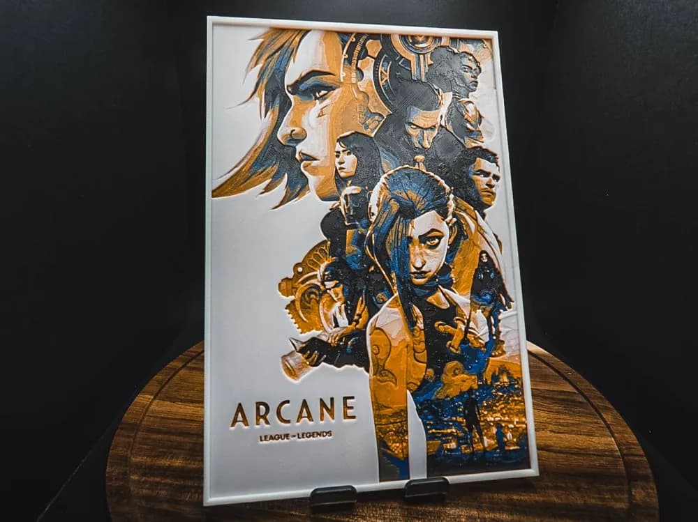 Arcane (Series Poster - HueForge) Arcane (Series Poster - HueForge)