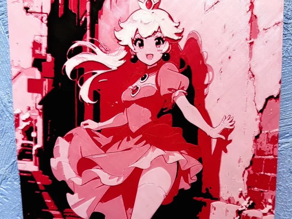 Fan Art : Peach in the street Fan Art : Peach in the street