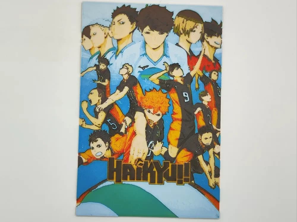 Haikyuu - hueforge by Altf4-Formation HueForge model: Haikyuu - hueforge by Altf4-Formation