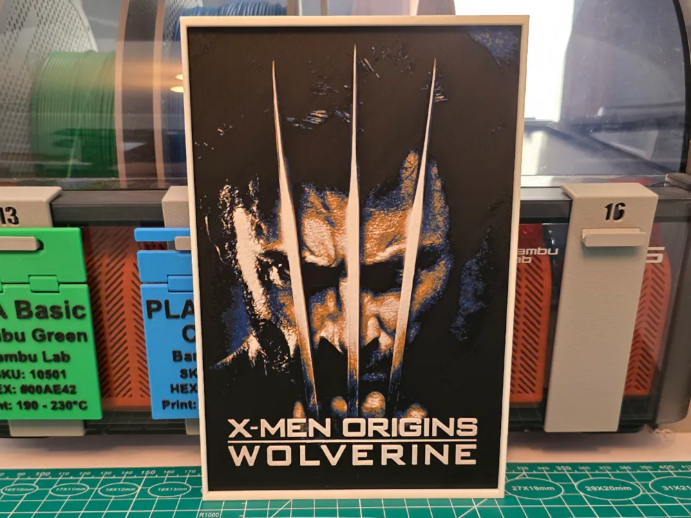 X-Men Origins: Wolverine Movie Poster - Hueforge X-Men Origins: Wolverine Movie Poster - Hueforge