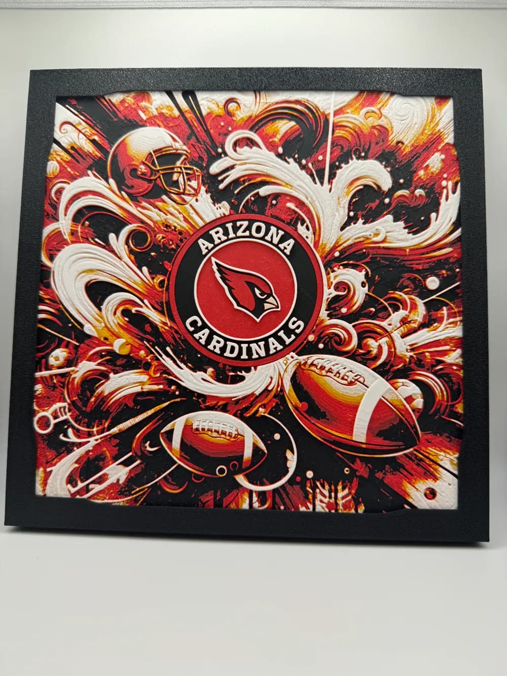 Arizona Cardinals - NFL Hueforge by Canadian Gamer HueForge model: Arizona Cardinals - NFL Hueforge by Canadian Gamer