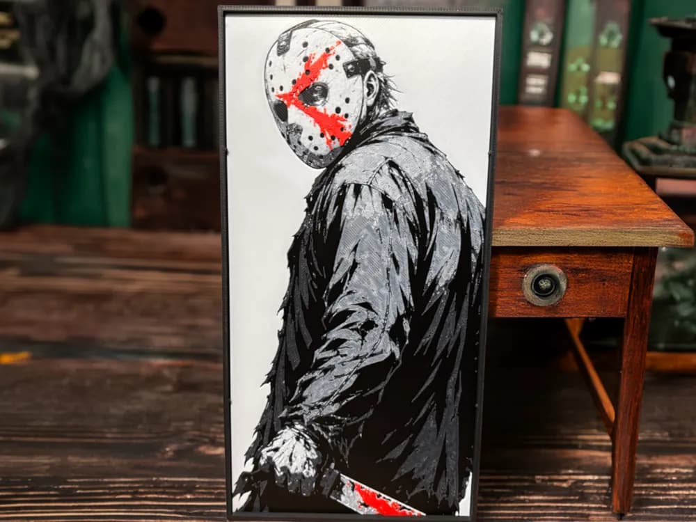 Jason Voorhees - Hueforge by Hush PixelFF HueForge model: Jason Voorhees - Hueforge by Hush PixelFF