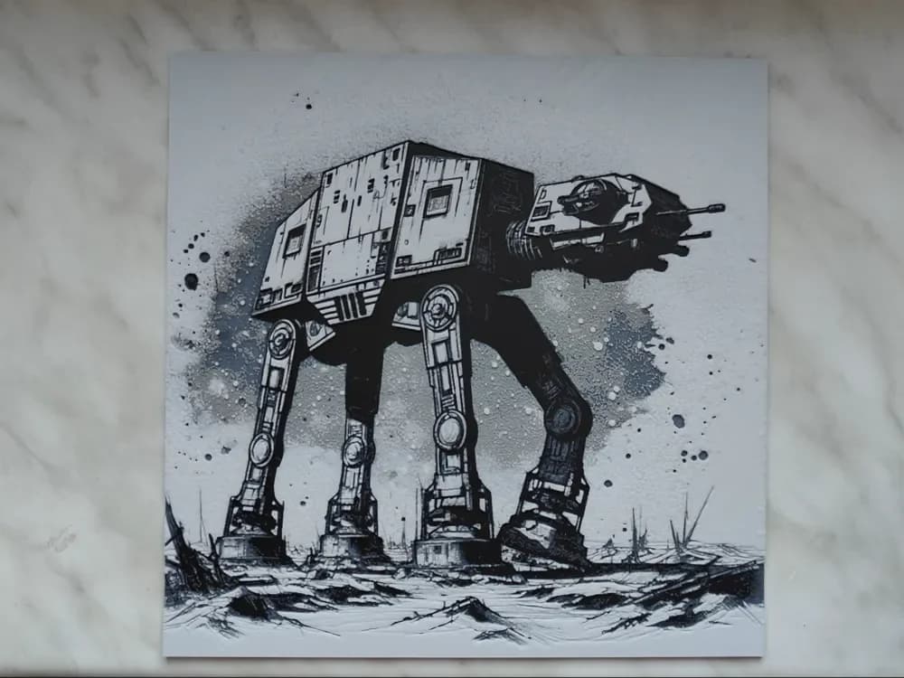 HueForge model: AT-AT - Hueforge by BeaN