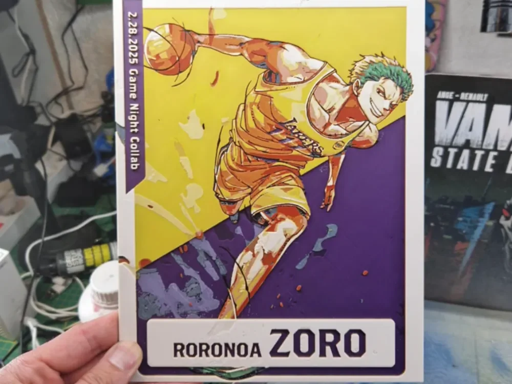 One Piece Hueforge - Zoro Lakers One Piece Hueforge - Zoro Lakers