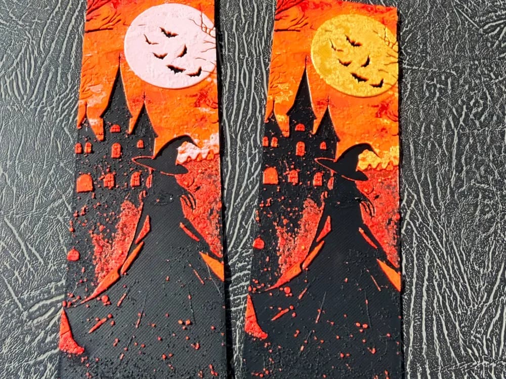 Haunted House witch Halloween bookmark Haunted House witch Halloween bookmark