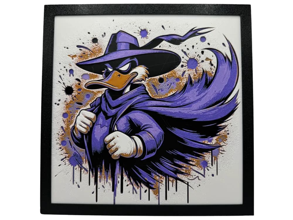 Darkwing Duck by Canadian Gamer HueForge model: Darkwing Duck by Canadian Gamer
