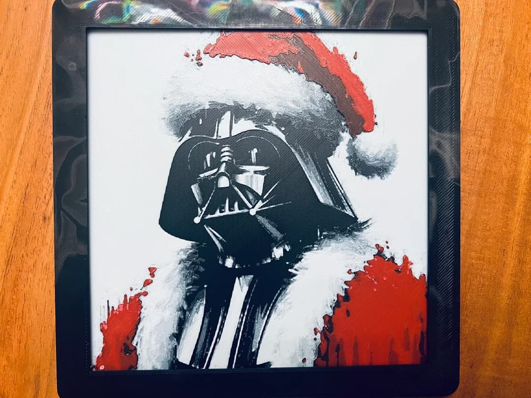 HueForge model: Darth Santa? by JustBe 3D Printing