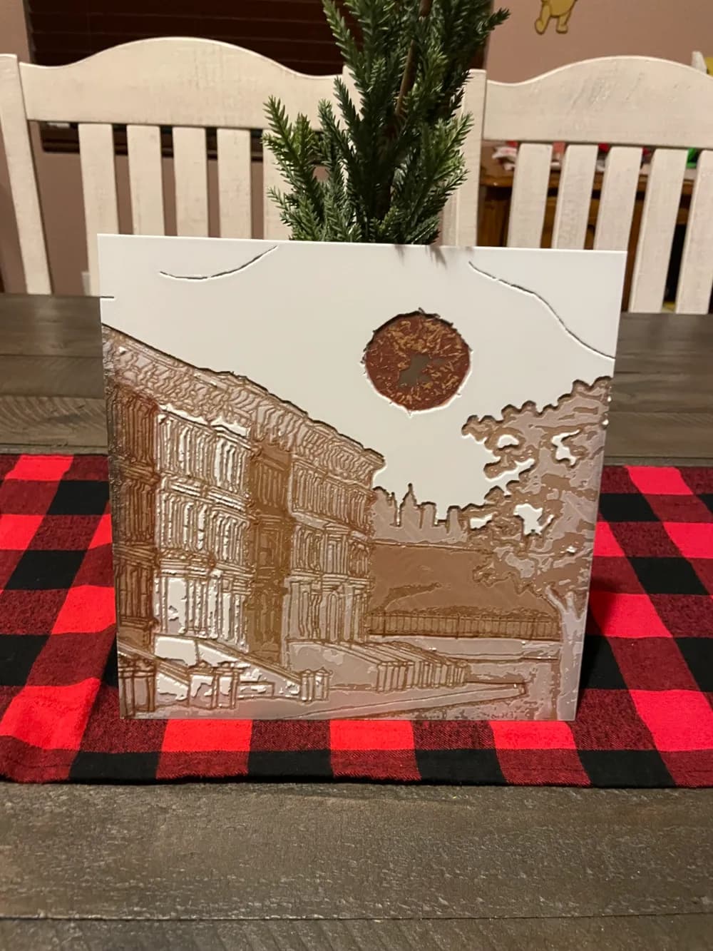 HueForge model: Bright Eyes - Im Wide Awake Its Morning Album Hueforge by Cloudy Nostalgia