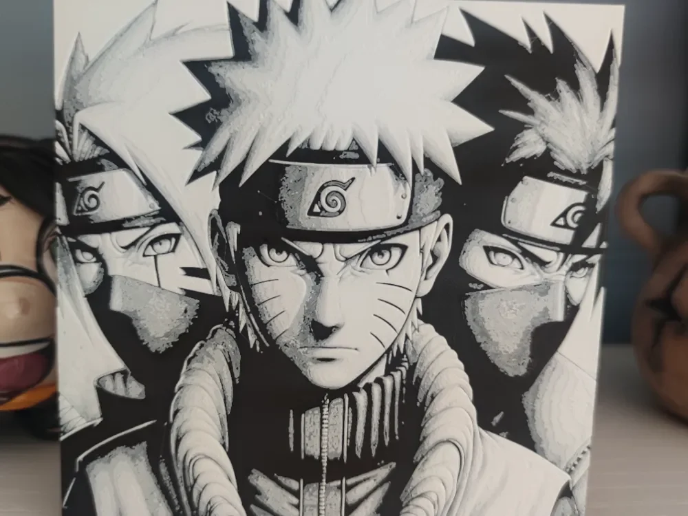 Hueforge Naruto by Litolunar HueForge model: Hueforge Naruto by Litolunar