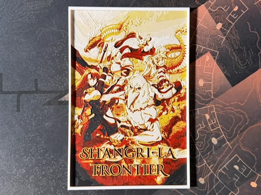 Shangri-La Frontier - HueForge Anime by ZorPrime7 HueForge model: Shangri-La Frontier - HueForge Anime by ZorPrime7