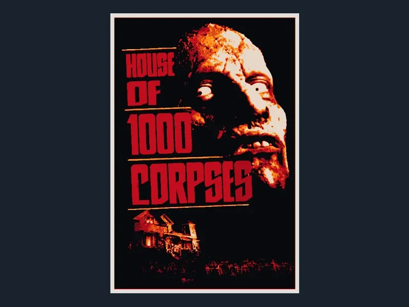 House of 1000 Corpses (Movie Poster - HueForge) by HugheCraft HueForge model: House of 1000 Corpses (Movie Poster - HueForge) by HugheCraft