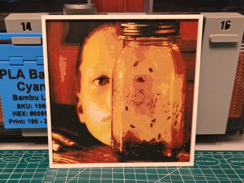 Alice In Chains "Jar of Flies" Album - Hueforge by Lumpy3D HueForge model: Alice In Chains "Jar of Flies" Album - Hueforge by Lumpy3D