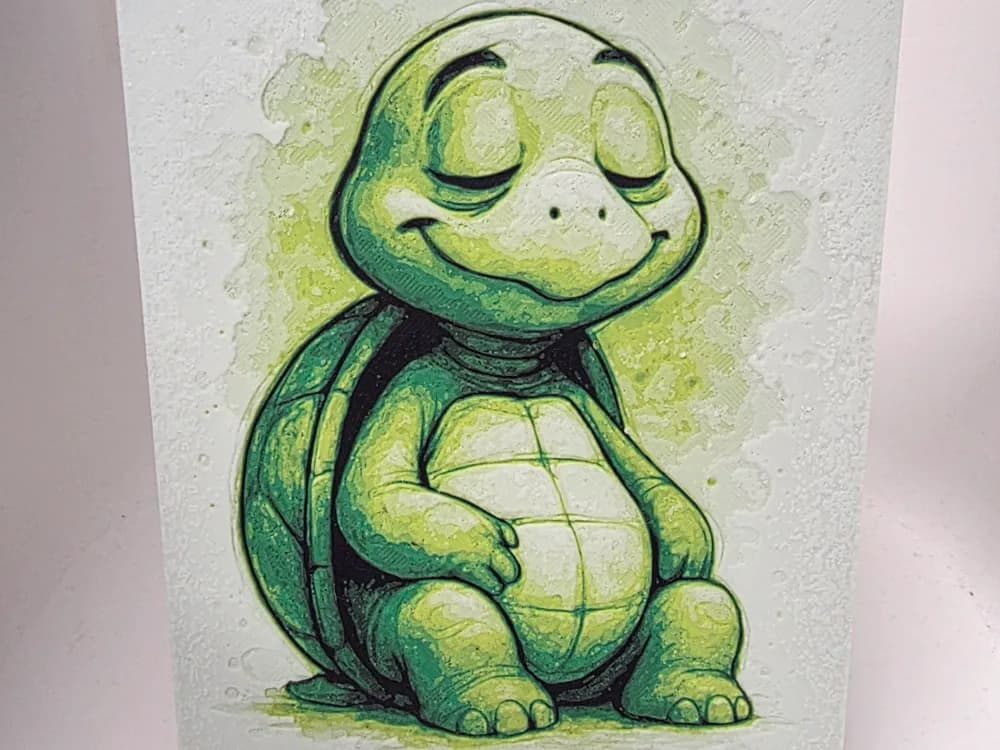 Happy Turtle Hueforge by Morganja HueForge model: Happy Turtle Hueforge by Morganja