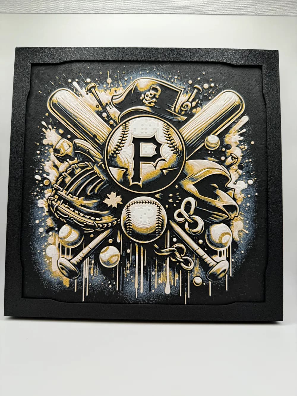 HueForge model: Pittsburgh Pirates - MLB Hueforge by Canadian Gamer