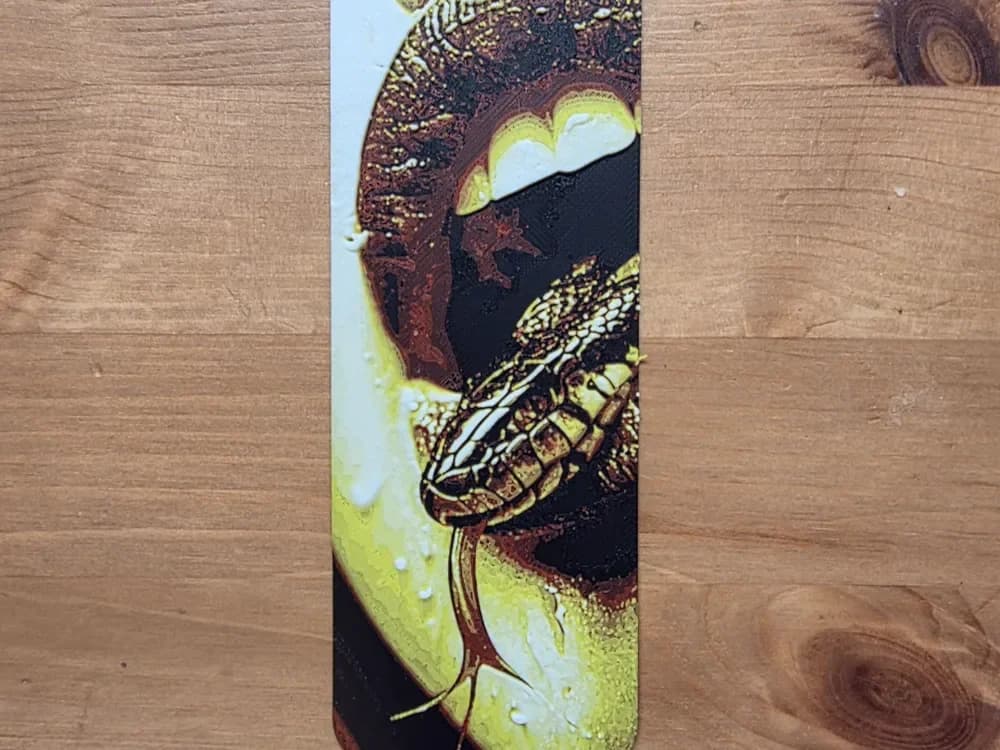 Snake Bookmark by Morganja HueForge model: Snake Bookmark by Morganja