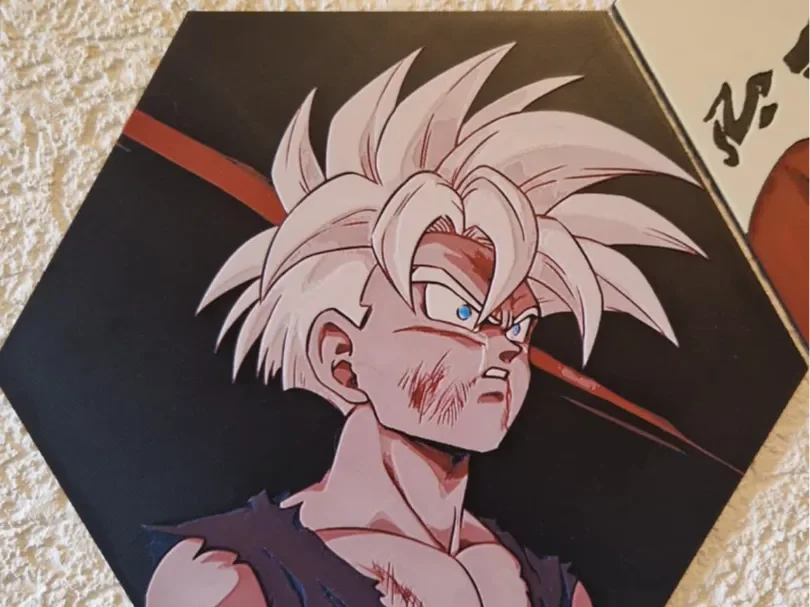 Dragon Ball Hueforge - Gohan SSJ2 by Dakiren HueForge model: Dragon Ball Hueforge - Gohan SSJ2 by Dakiren