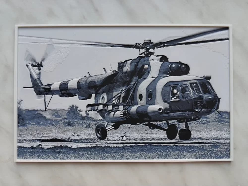 Mil Mi-8MT - Hueforge by BeaN HueForge model: Mil Mi-8MT - Hueforge by BeaN